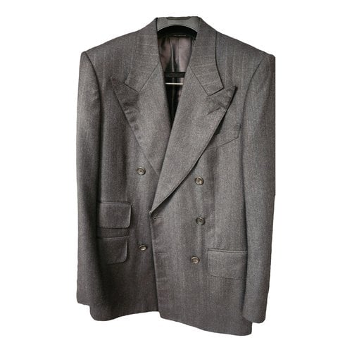 Pre-owned Tom Ford Wool Suit In Grey
