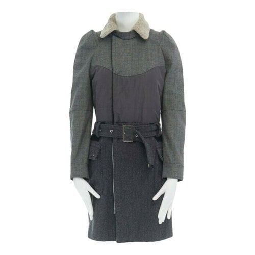 Pre-owned Undercover Wool Coat In Grey