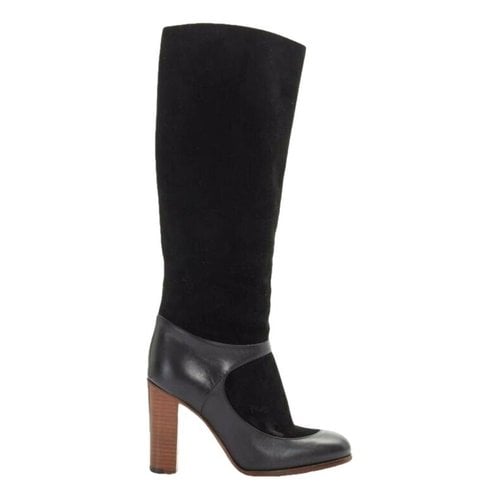 Pre-owned Celine Boots In Black