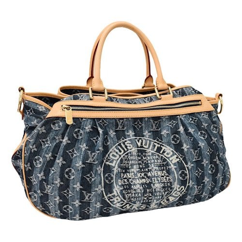 Pre-owned Leather Handbag In Blue from Vestiaire Collective