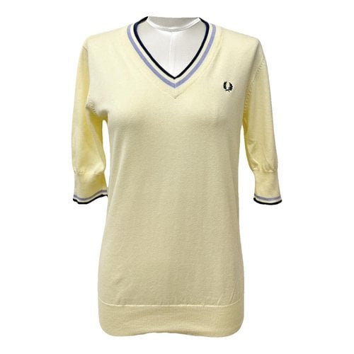 Pre-owned Fred Perry Jumper In Yellow