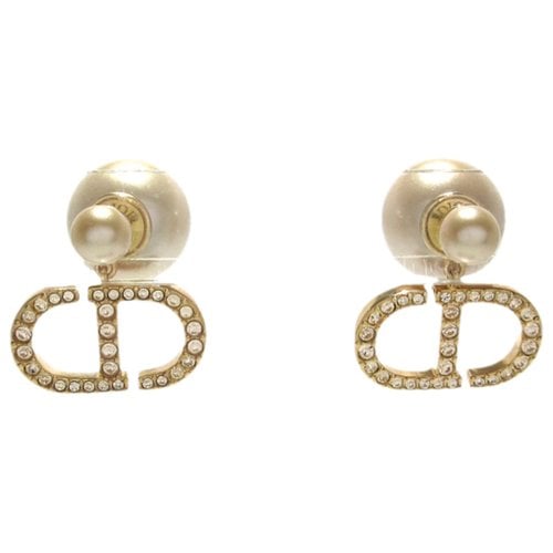 Pre-owned Dior Pink Gold Earrings