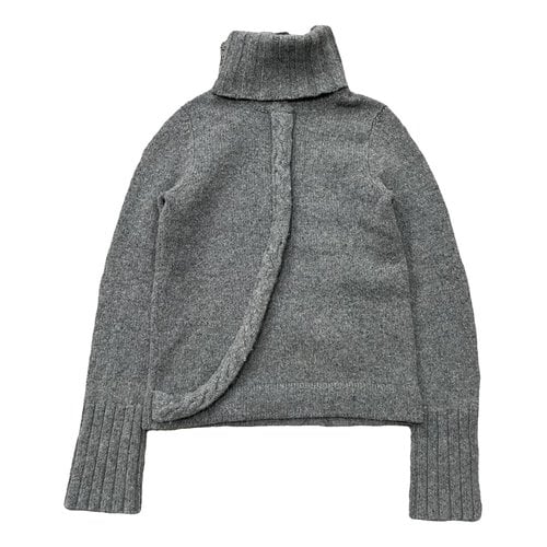 Pre-owned Dior Wool Pull In Grey