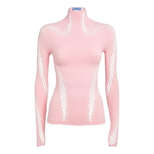Pre-owned Mugler Blouse In Pink
