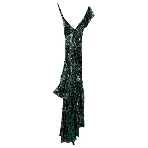 Pre-owned Alice And Olivia Mid-length Dress In Green