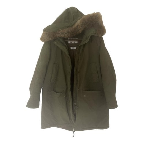 Pre-owned Barbour Parka In Green