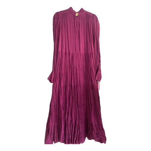 Pre-owned Aje Maxi Dress In Pink