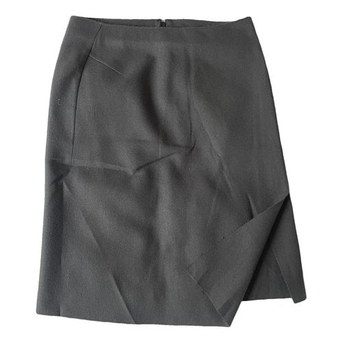 Pre-owned Jil Sander Wool Mid-length Skirt In Grey