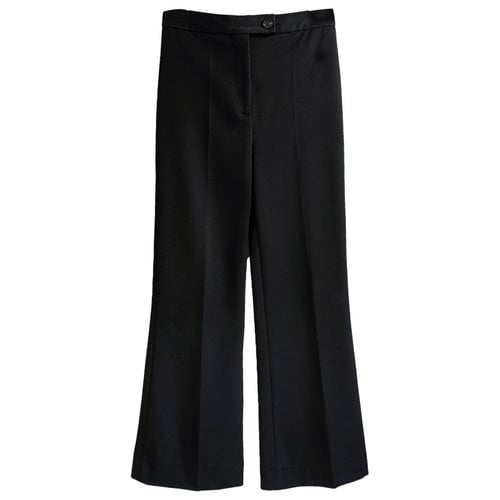 Pre-owned Victoria Beckham Large Pants In Black