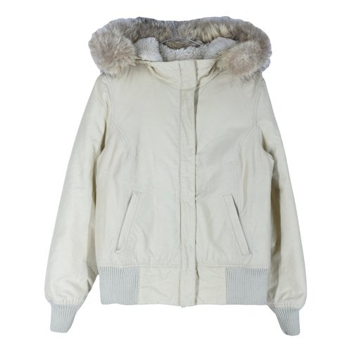 Pre-owned Woolrich Puffer In White