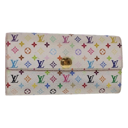 Pre-owned Louis Vuitton Cloth Wallet In White