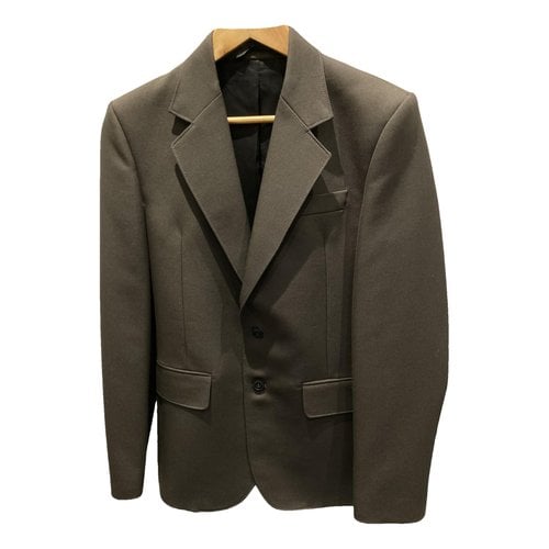 Pre-owned Lemaire Wool Blazer In Brown