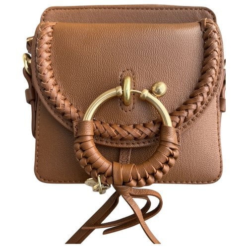 Pre-owned See By Chloé Joan Leather Crossbody Bag In Brown