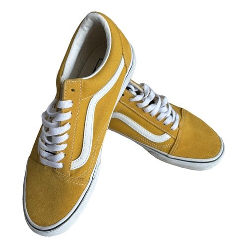 Pre-owned Vans Trainers In Yellow