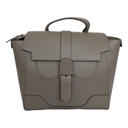 Pre-owned Senreve Leather Handbag In Beige