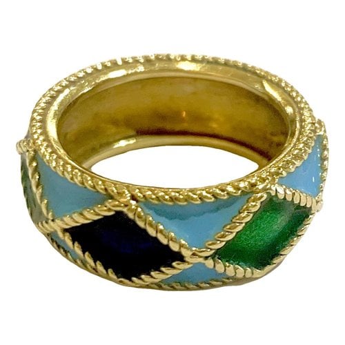Pre-owned Mauboussin Yellow Gold Ring In Multicolour