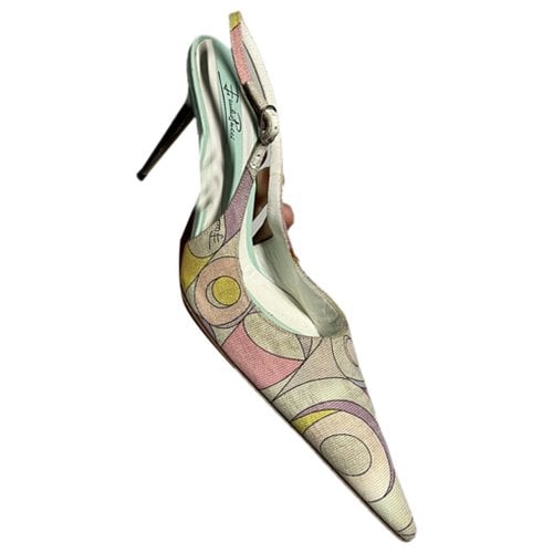 Pre-owned Emilio Pucci Cloth Sandals In Other