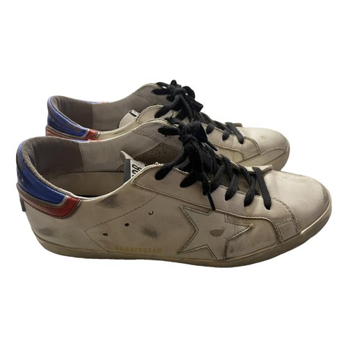 Pre-owned Golden Goose Leather Low Trainers In Other