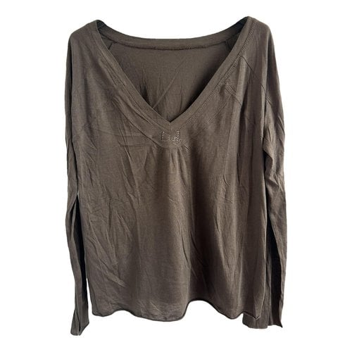 Pre-owned Liujo Cashmere T-shirt In Brown