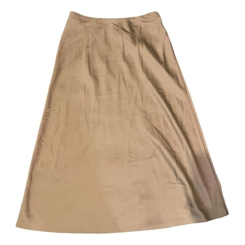 Pre-owned Jcrew Mid-length Skirt In Brown