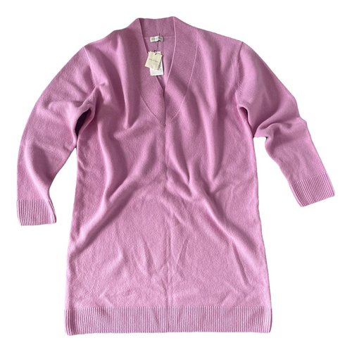 Pre-owned Dries Van Noten Wool Mid-length Dress In Pink