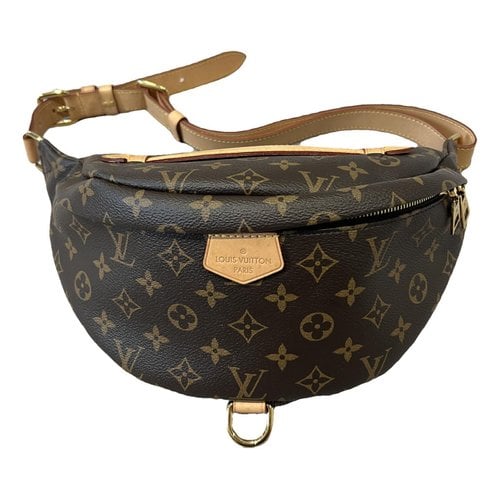 Pre-owned Louis Vuitton Bum Bag / Sac Ceinture Leather Crossbody Bag In Brown