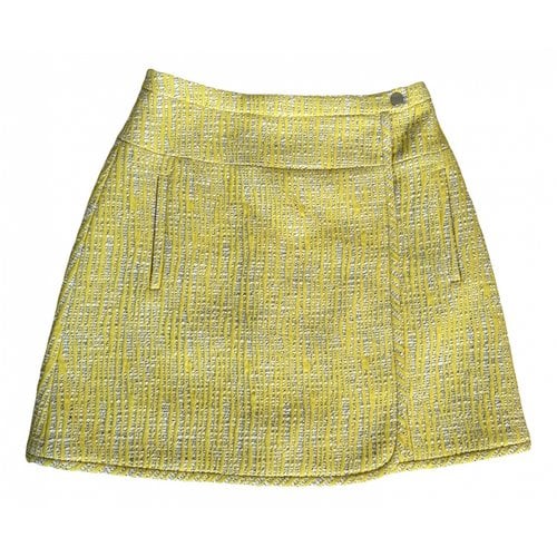 Pre-owned Carven Mini Skirt In Yellow