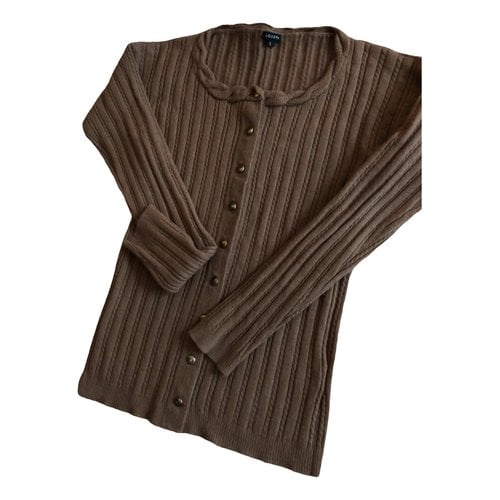 Pre-owned Joseph Cashmere Cardigan In Brown