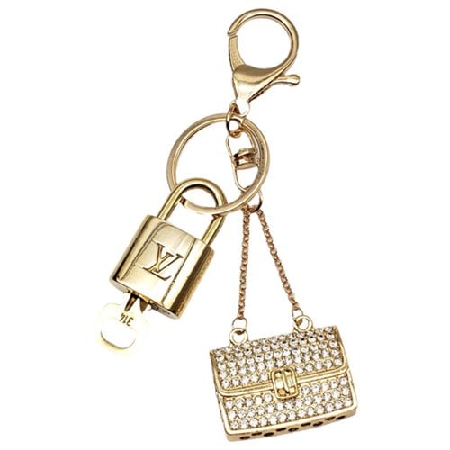 Pre-owned Louis Vuitton Bag Charm In Gold