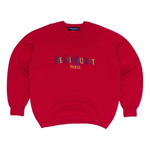 Pre-owned Saint Laurent Sweatshirt In Red