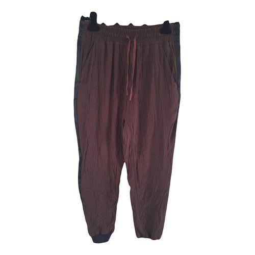 Pre-owned Haider Ackermann Silk Trousers In Other