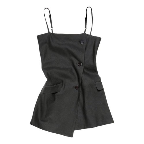 Pre-owned Acne Studios Linen Camisole In Black
