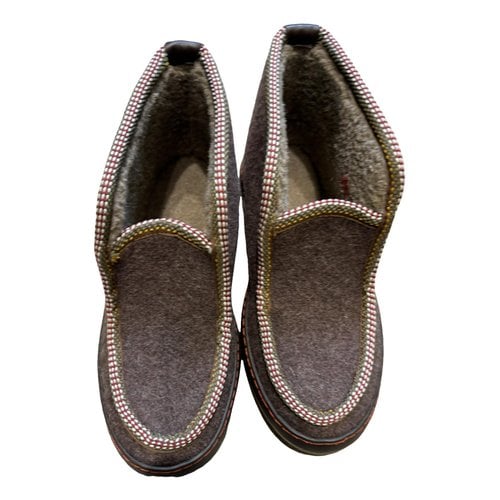 Pre-owned Penelope Chilvers Cloth Flats In Anthracite