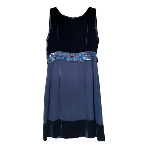 Pre-owned Liujo Silk Dress In Blue