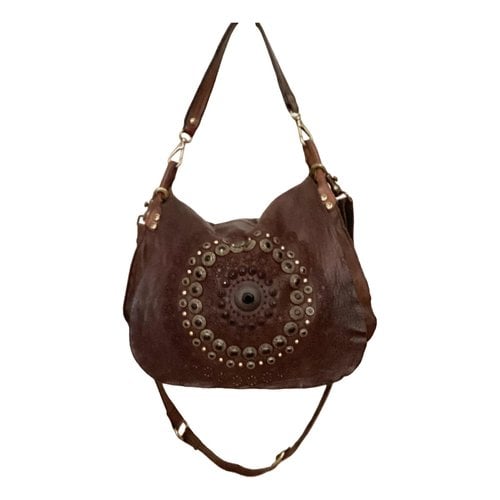 Pre-owned Campomaggi Leather Handbag In Brown