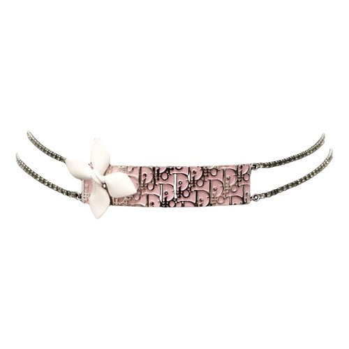 Pre-owned Dior Necklace In Pink