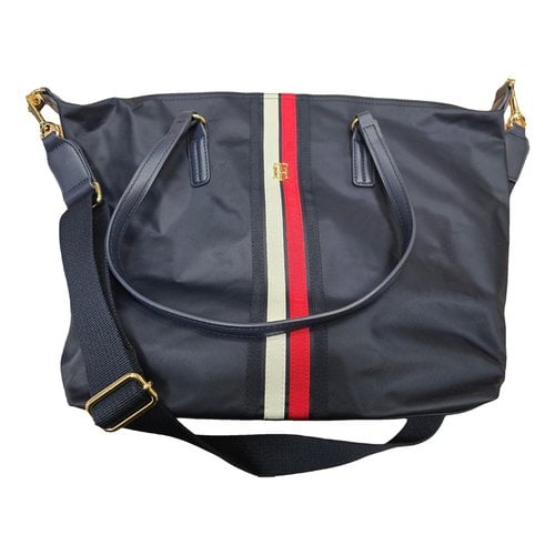 Pre-owned Tommy Hilfiger Crossbody Bag In Blue