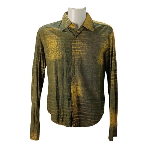 Pre-owned Just Cavalli Shirt In Yellow