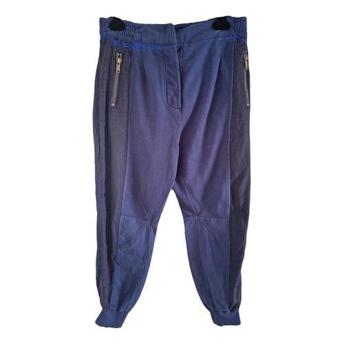 Pre-owned Haider Ackermann Trousers In Blue