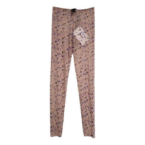 Pre-owned Dsquared2 Leggings In Beige