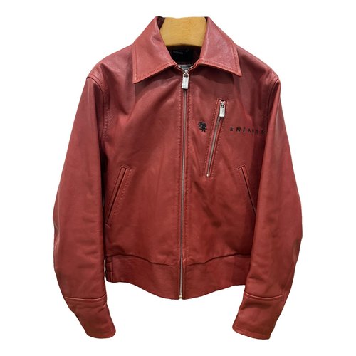 Pre-owned Enfants Riches Deprimes Leather Jacket In Red