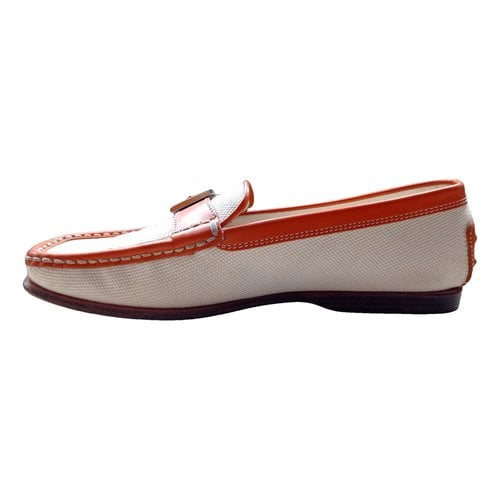 Pre-owned Tod's Cloth Flats In Multicolour