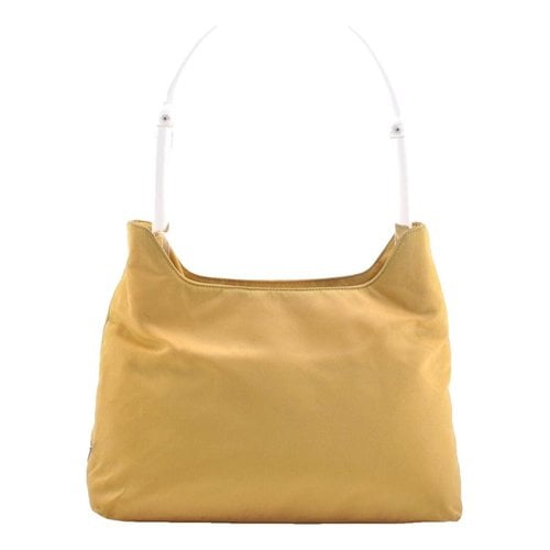 Pre-owned Prada Handbag In Yellow