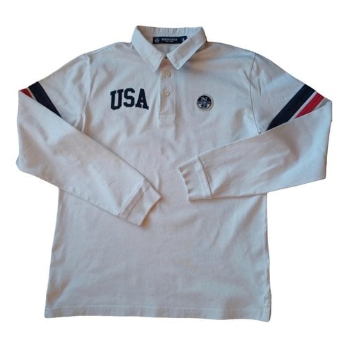 Pre-owned North Sails Polo Shirt In White