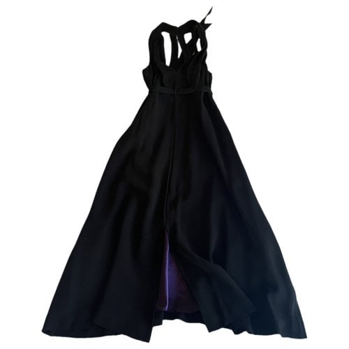 Pre-owned Hobbs Silk Mid-length Dress In Black