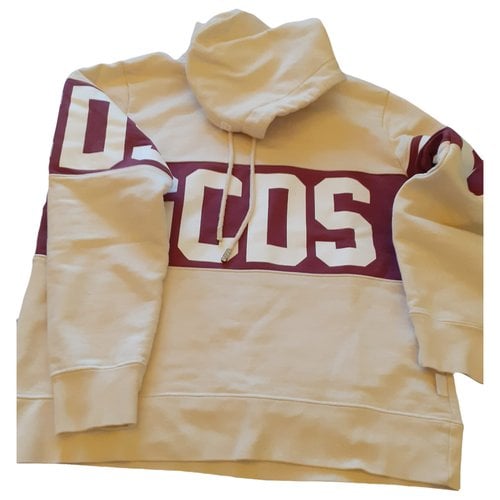 Pre-owned Gcds Sweatshirt In Beige