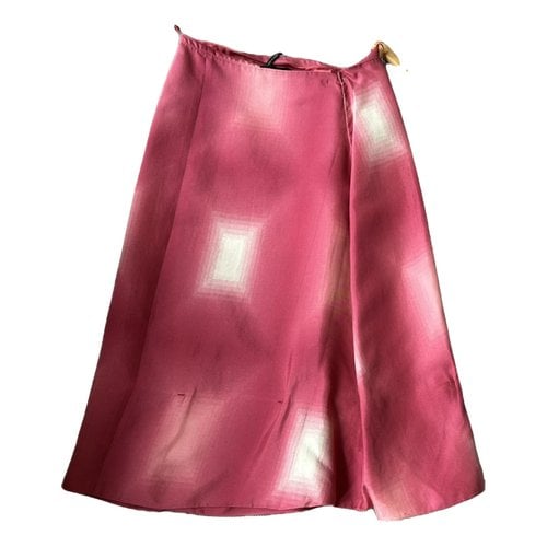 Pre-owned Prada Mid-length Skirt In Pink