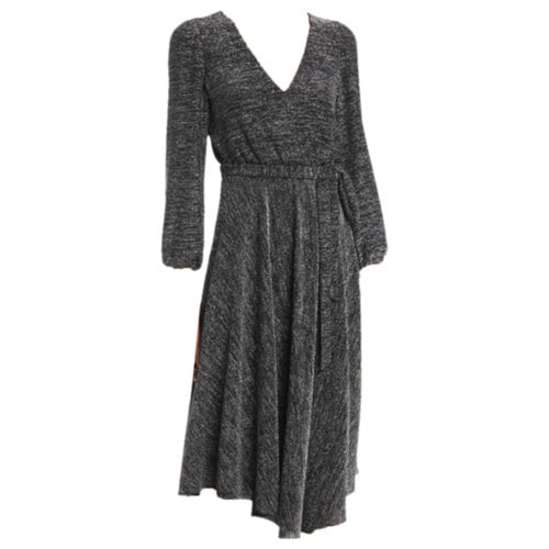 Pre-owned Alice And Olivia Mid-length Dress In Metallic