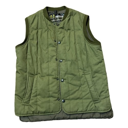Pre-owned Barbour Vest In Khaki