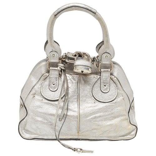 Pre-owned Chloé Leather Satchel In Metallic